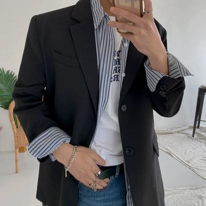 Korean Casual Tailored Jacket