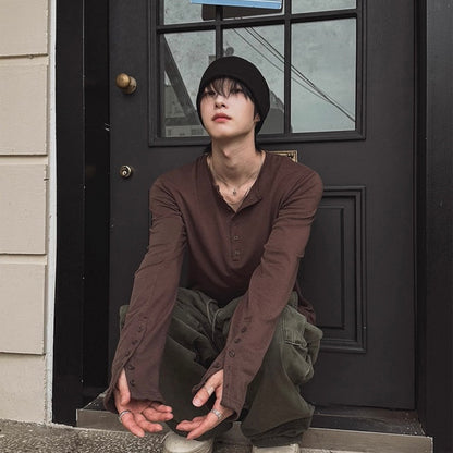 Casual Long-Sleeve T-Shirt