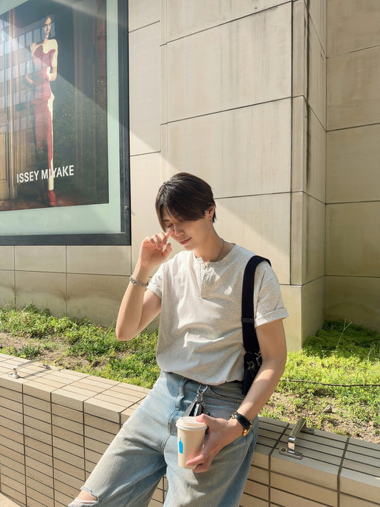 Summer Basic Round Neck Tee
