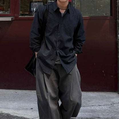 Casual Loose Long-Sleeve Shirt