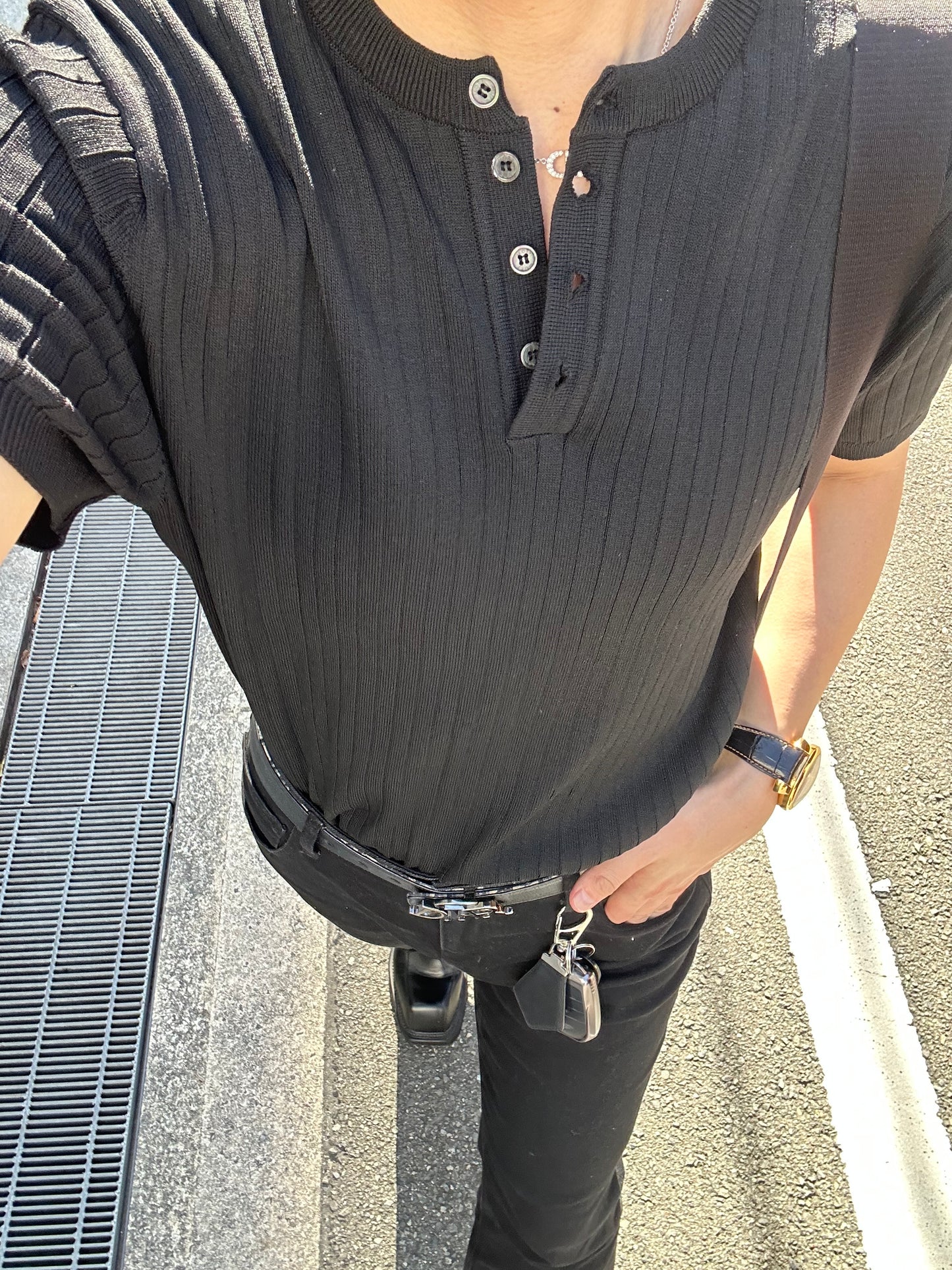 Bisher Summer Breeze Henley Tee