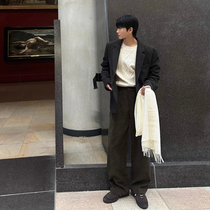 Casual Thick Suit Pants