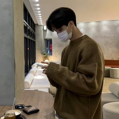 Korean Casual Mohair Sweater