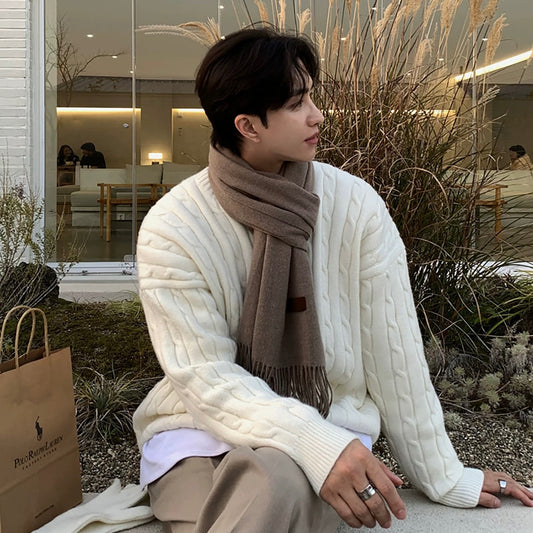 Classic Twisted Knit Sweater