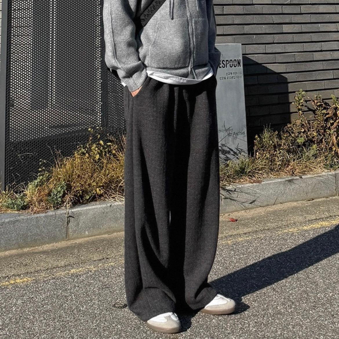 Winter Wide-Legged Casual Pants