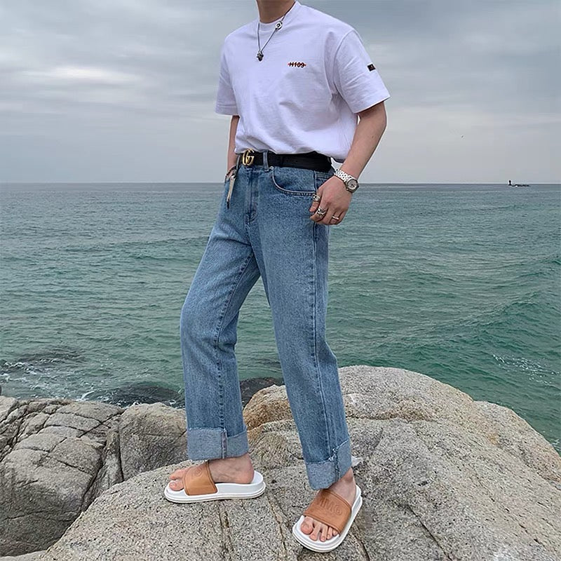 Korean Style Wide-Leg Pants