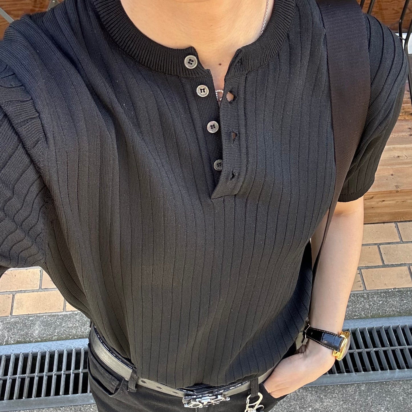 Bisher Summer Breeze Henley Tee