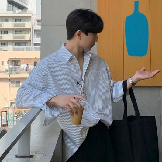 Korean Trend Striped Shirts