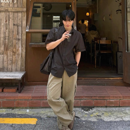 Korean Style Short-Sleeve Shirt