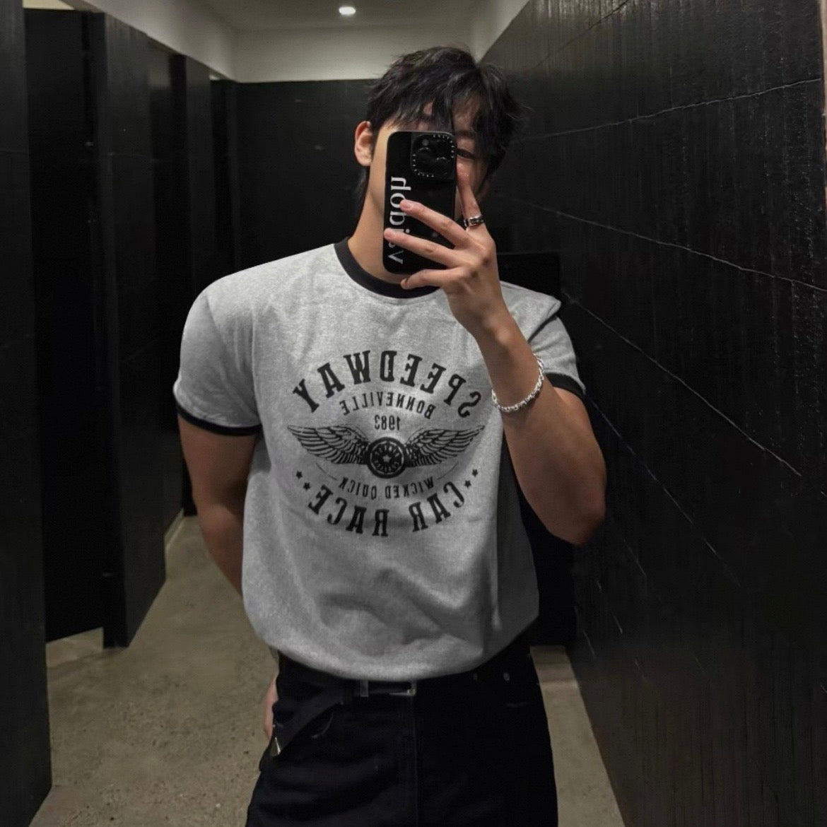 Retro Color Block T-Shirt