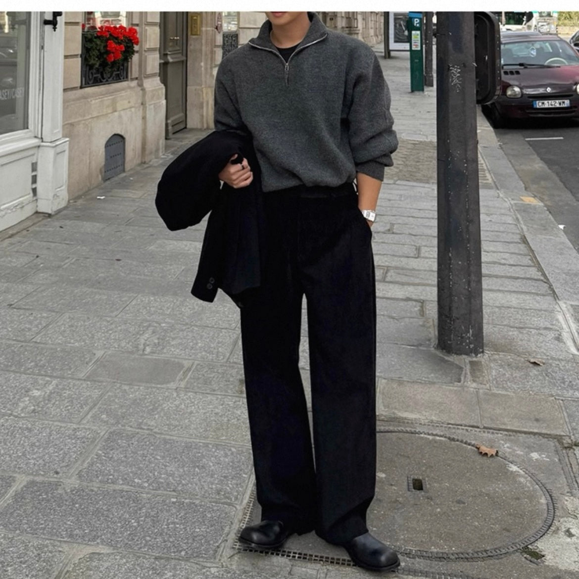 Casual Thick Suit Pants