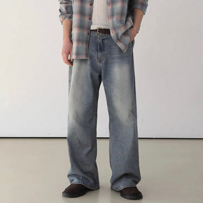 Korean Style Wide-Leg Jeans
