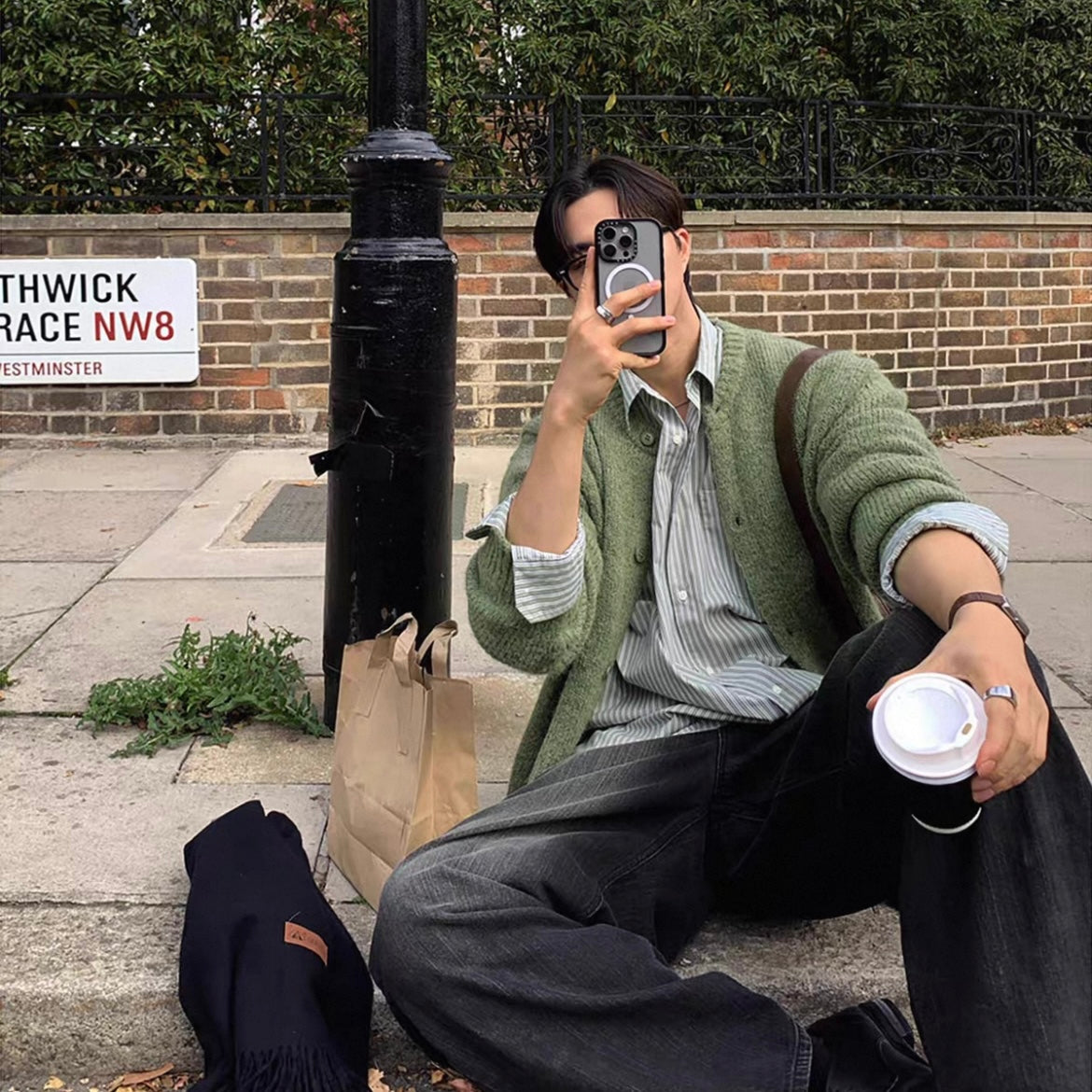 Korean Wool Knit Cardigan