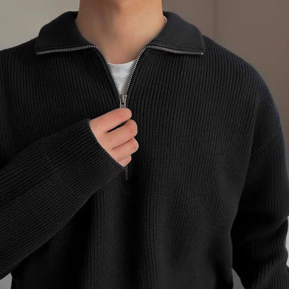 Men's Half Zip Sense Knit