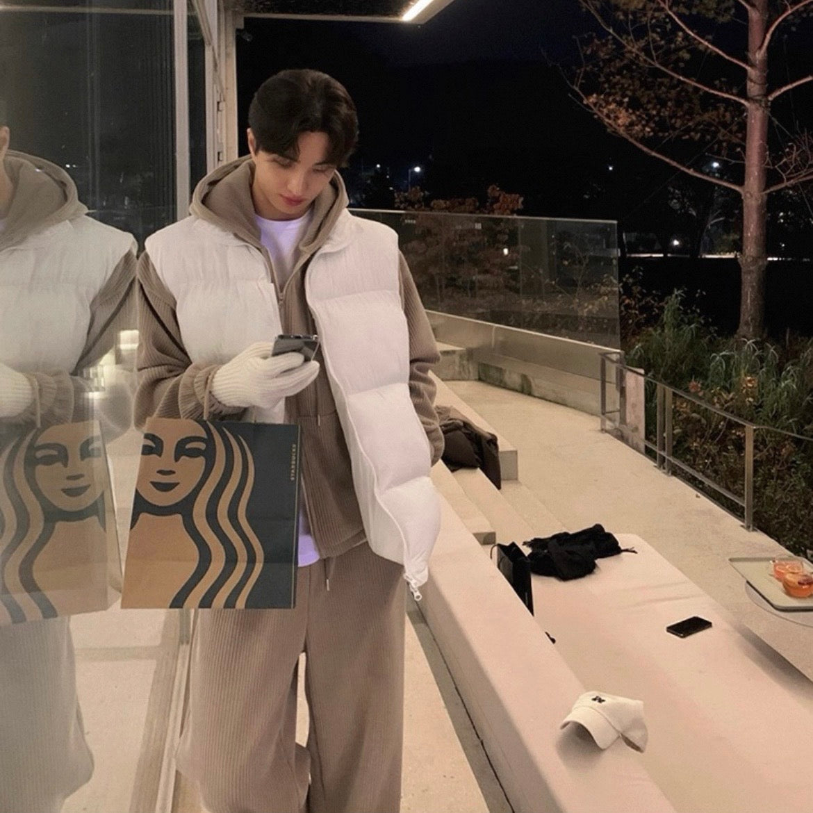 Casual Hoodie Knit Setup