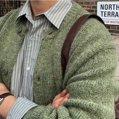 Korean Wool Knit Cardigan