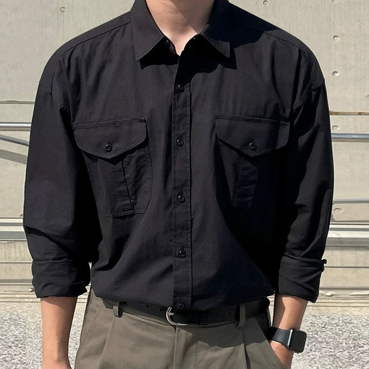 Korean-Style Casual Shirt