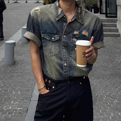 Casual Loose Denim Shirt