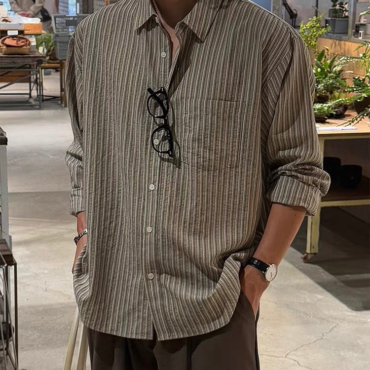 Seersucker Stripe Shirt