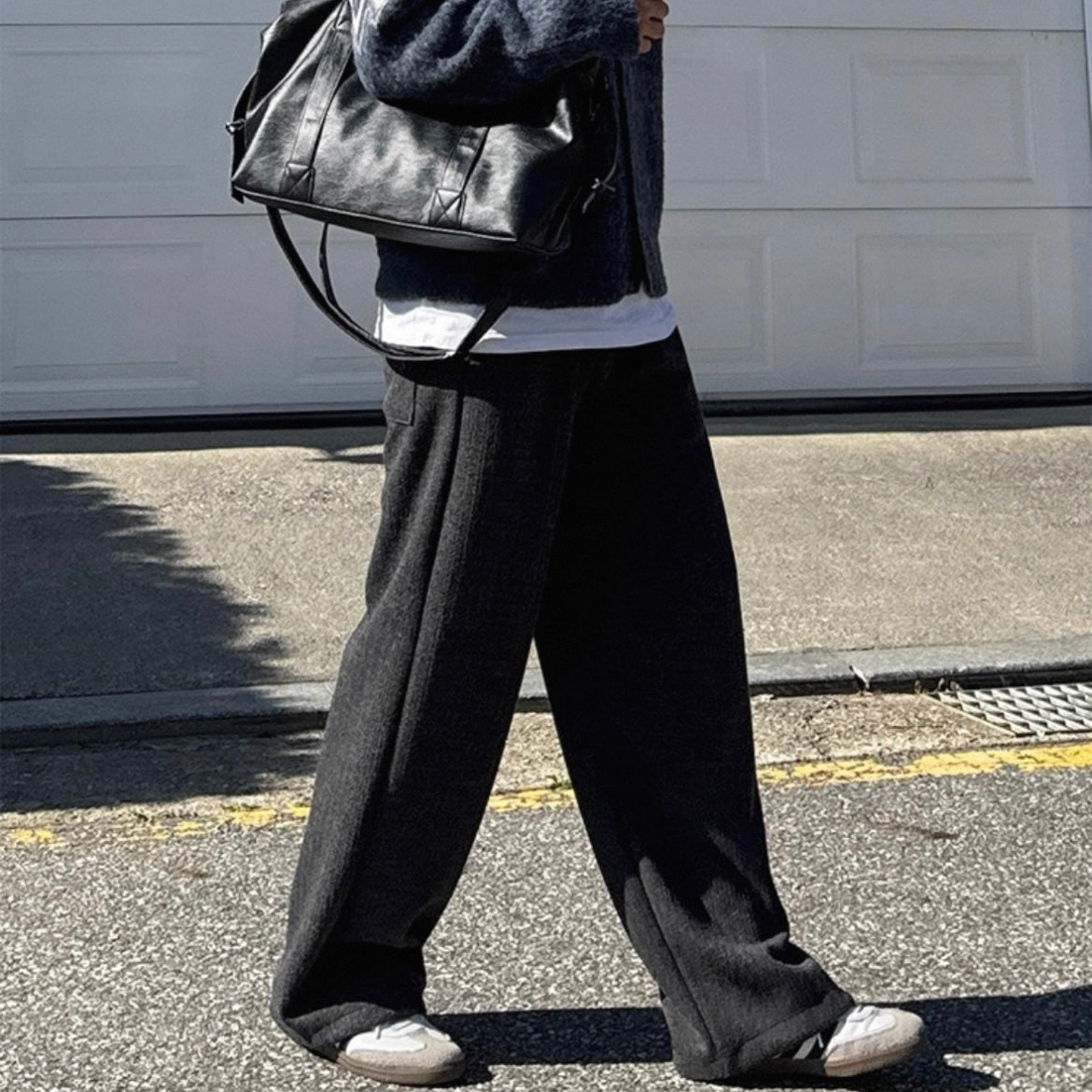 Winter Wide-Legged Casual Pants