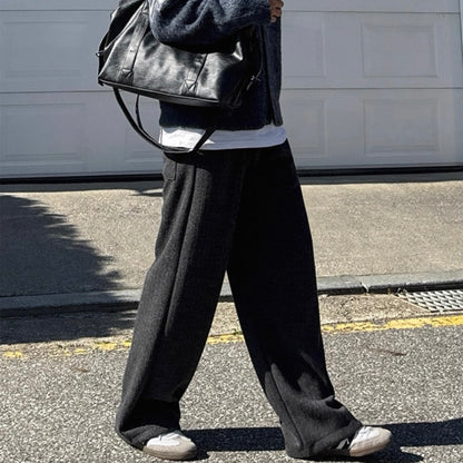 Winter Wide-Legged Casual Pants