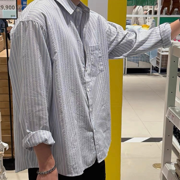 Seersucker Stripe Shirt