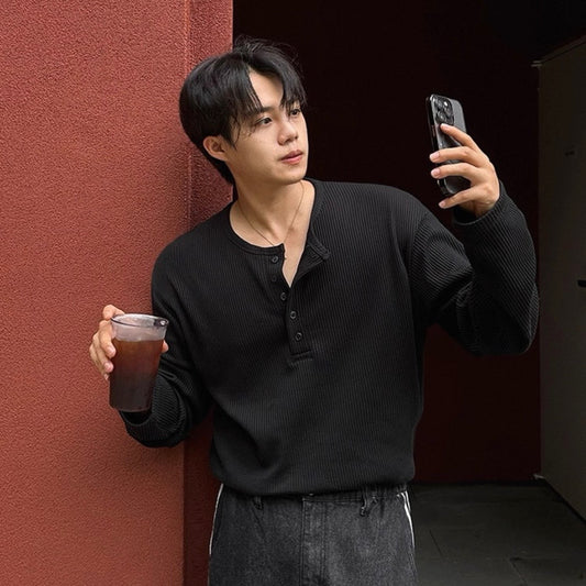 Waffle Long Sleeve T-Shirt