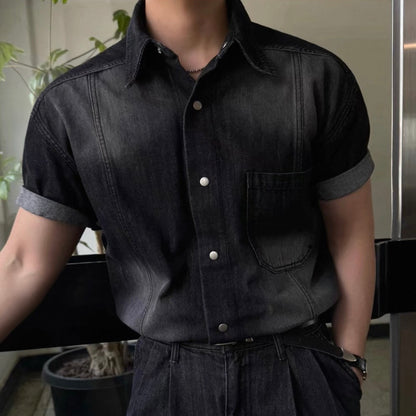 Vintage Washed Denim Shirt