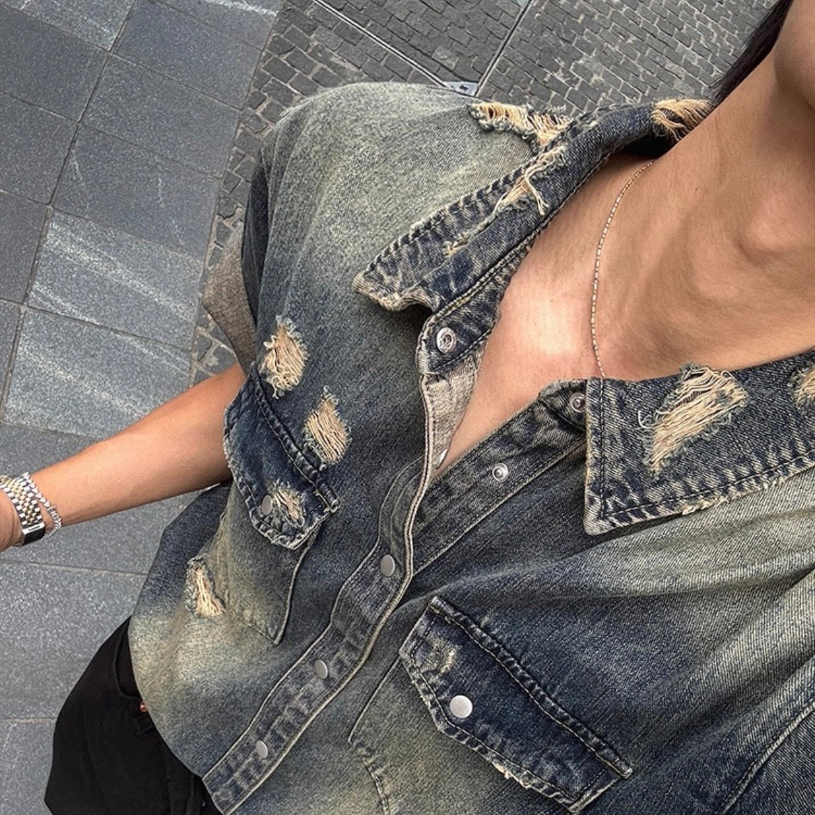 Casual Loose Denim Shirt