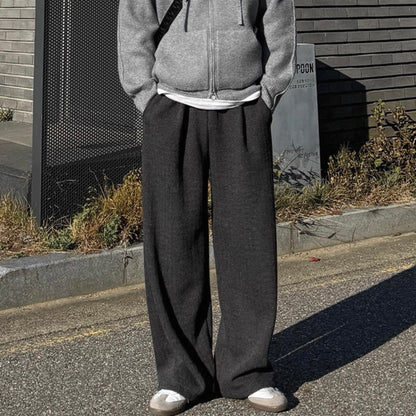Winter Wide-Legged Casual Pants