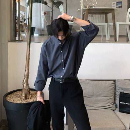 Breezy Casual Long-Sleeve Shirt