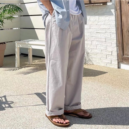 Korean Wide-Leg Sports Pants