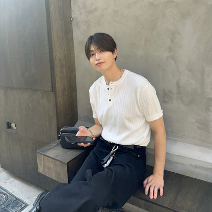 Bisher Summer Breeze Henley Tee