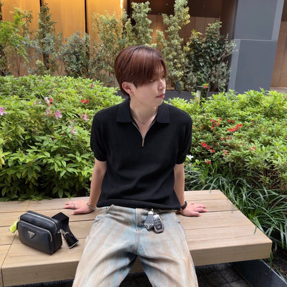Breezy Knit Short-Sleeve Shirt
