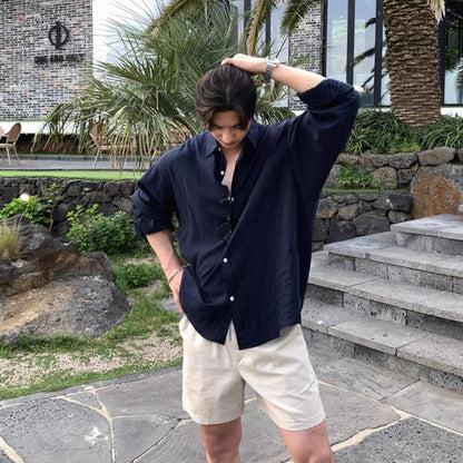 Linen Long Sleeve Shirt