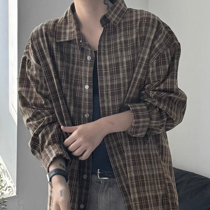 Retro Tie-Dye Long Sleeve Shirt