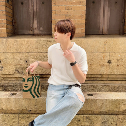 Breezy Knit Short-Sleeve Shirt