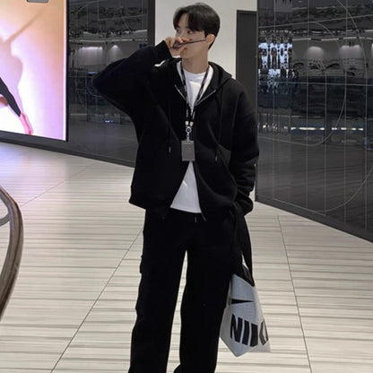 Hooded Cardigan Setup