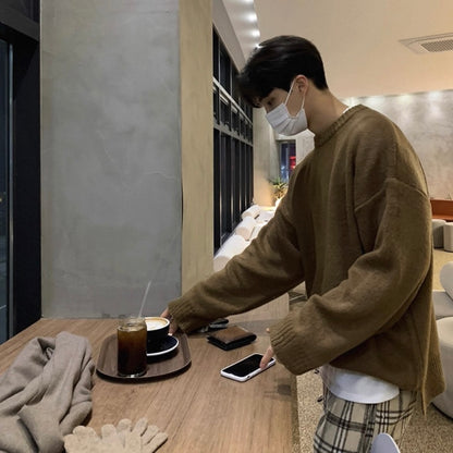 Korean Casual Mohair Sweater