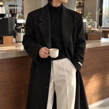 Tweed trench coat