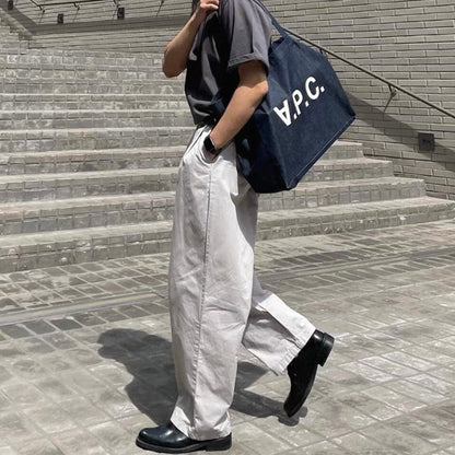 Korean Wide-Leg Sports Pants