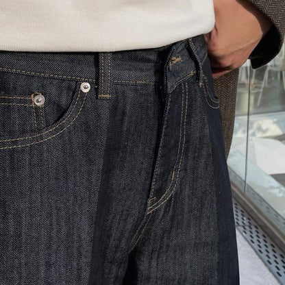 Retro Loose Straight Jeans