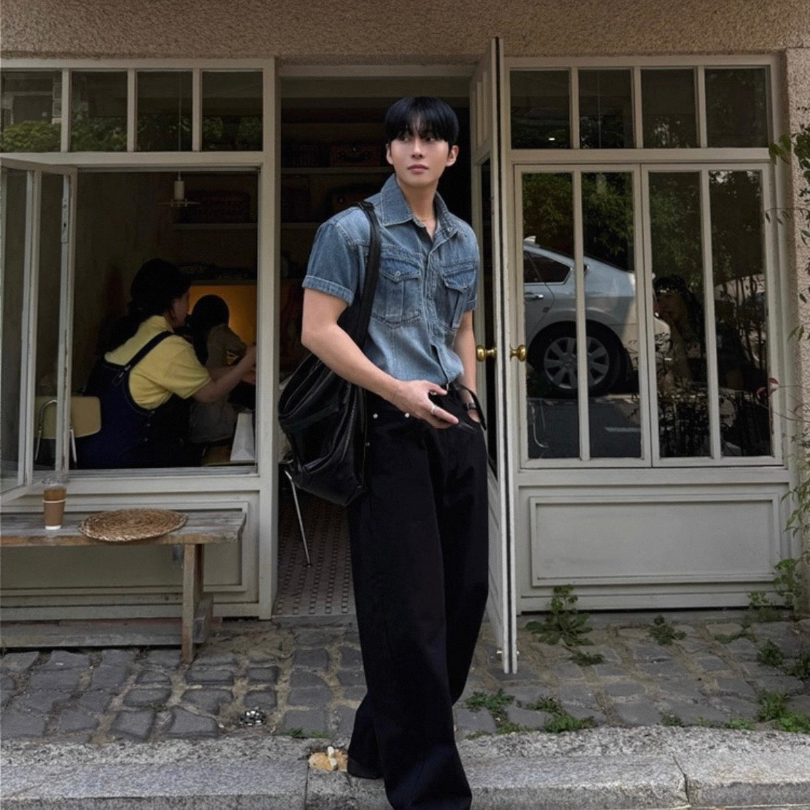 Korean Style Denim Shirt