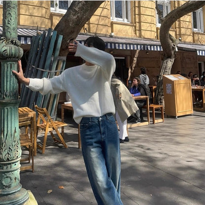 Korean Loose Knit Pullover