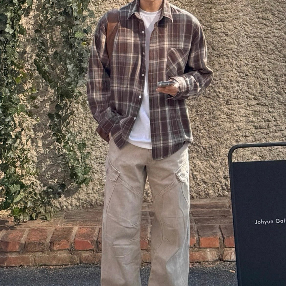 Retro Plaid Casual Shirt