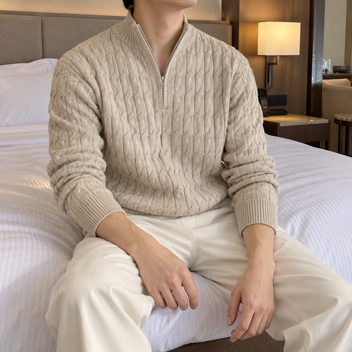 Twist Half Zip
