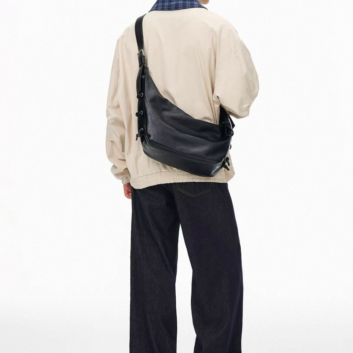 Chic Croissant Crossbody Bag