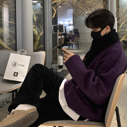 Korean Casual Mohair Sweater