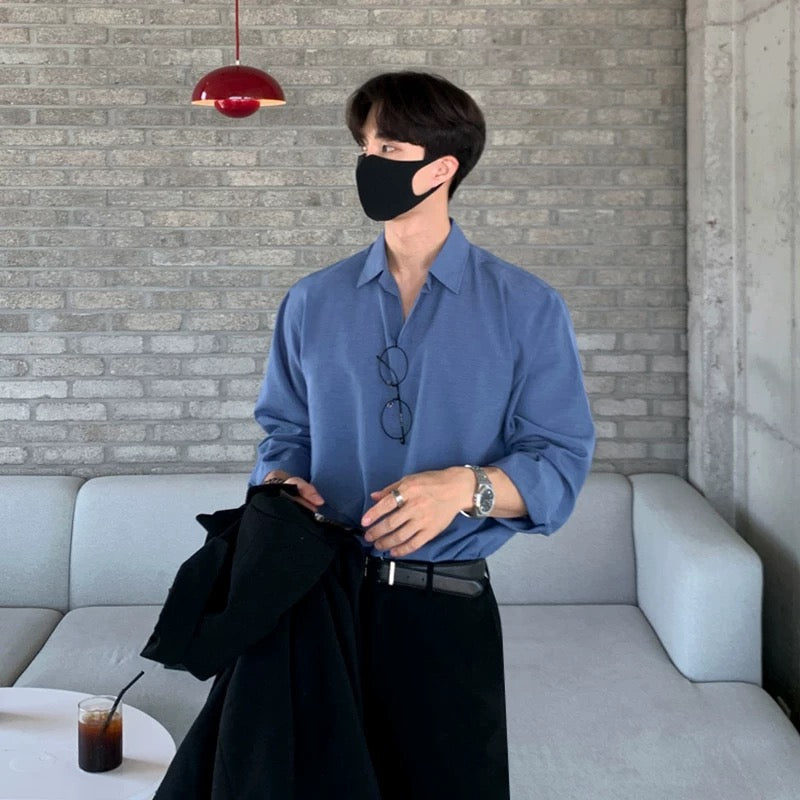 Casual Solid Color Shirt