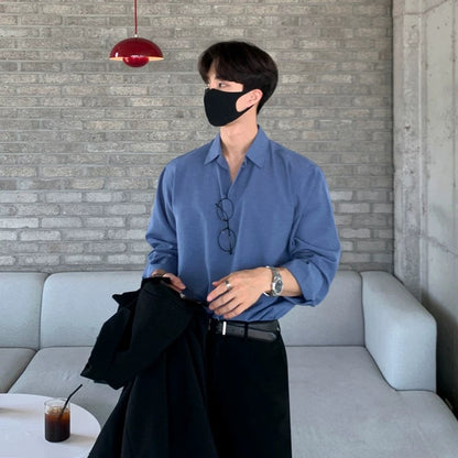 Casual Solid Color Shirt